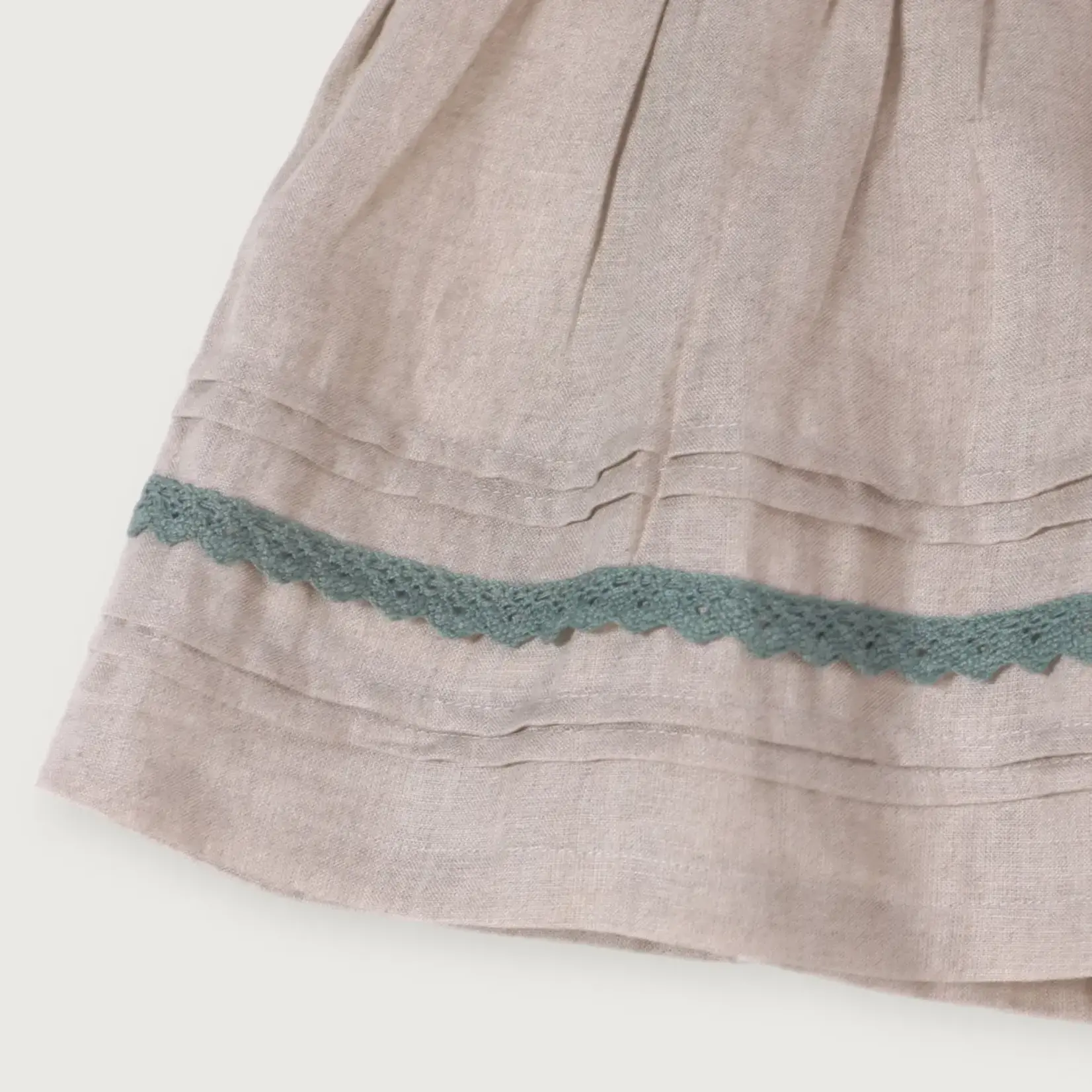 Viverano Organics Sylvie Linen  Dress & Bloomer - Natural Linen