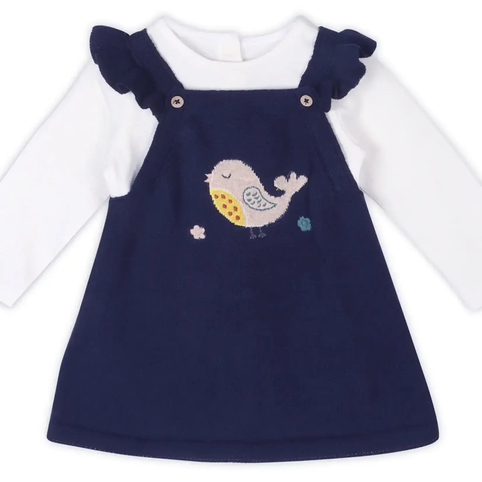 Viverano Organics Bird Ruffle Tunic Dress & Bodysuit