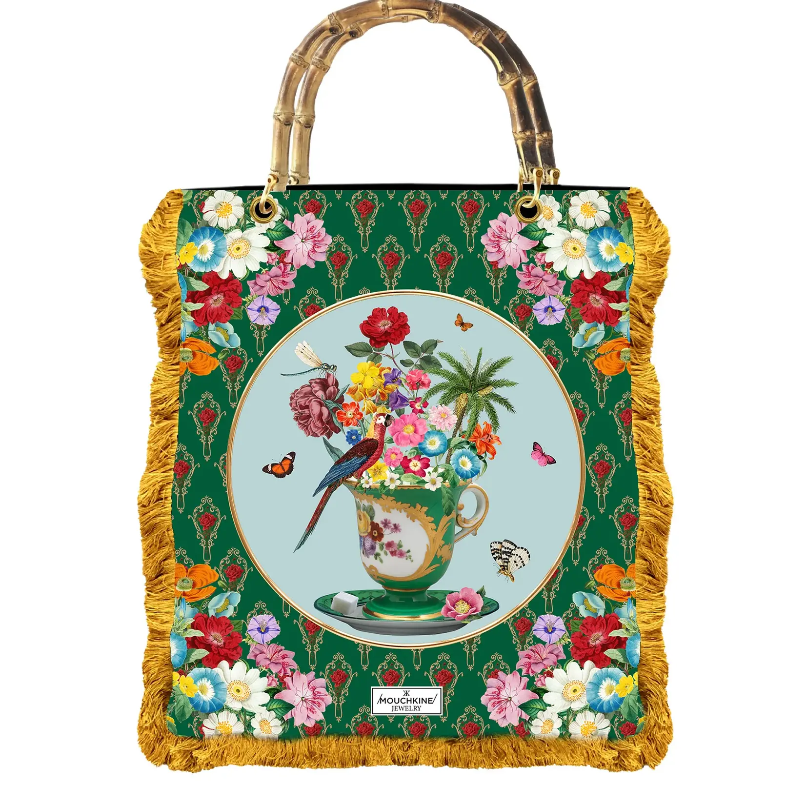 Mouchkine Jewelry Tea Time Bamboo Bag 39x35