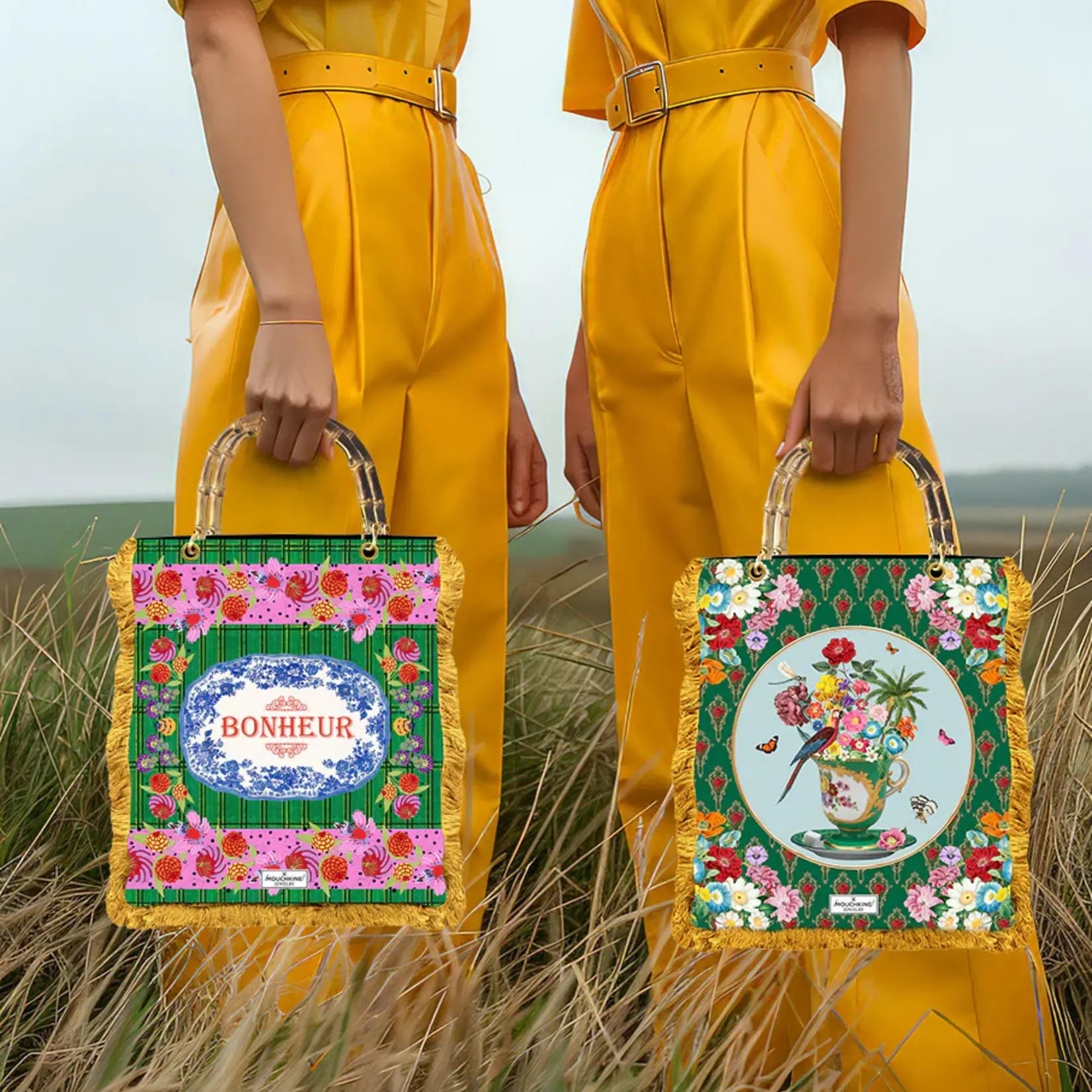 Mouchkine Jewelry Tea Time Bamboo Bag 39x35