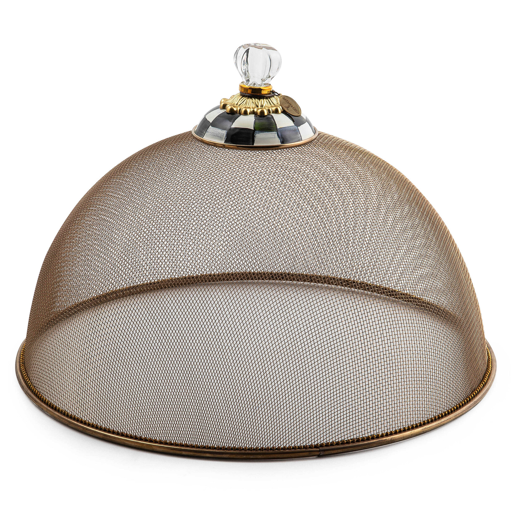 MacKenzie-Childs courtly check large mesh dome