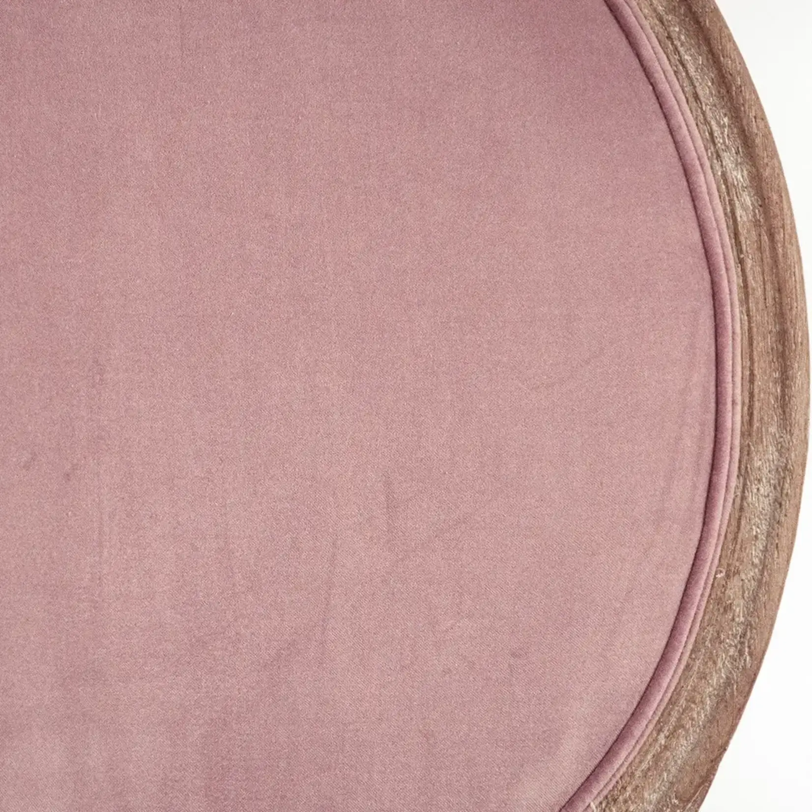 Zentique Inc. Dusty Rose Velvet Medallion Side Chair