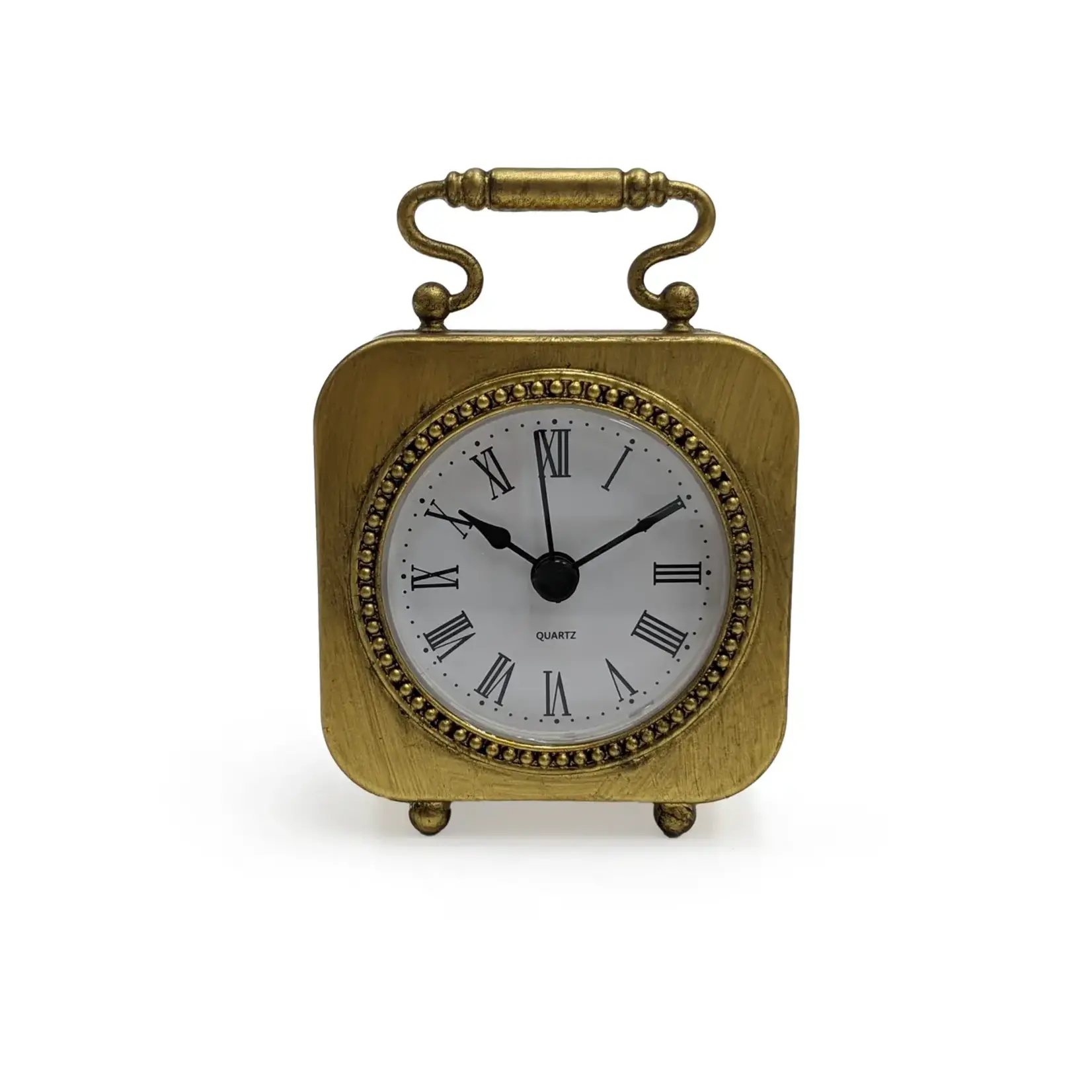 Zentique Inc. Gold Table Clock