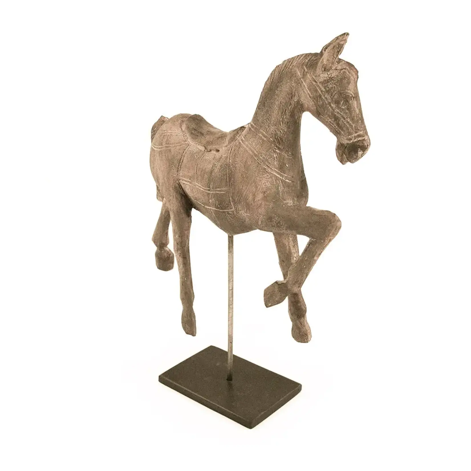 Zentique Inc. Resin Horse in Stand