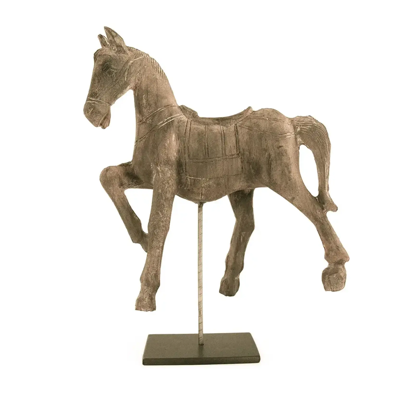 Zentique Inc. Resin Horse in Stand