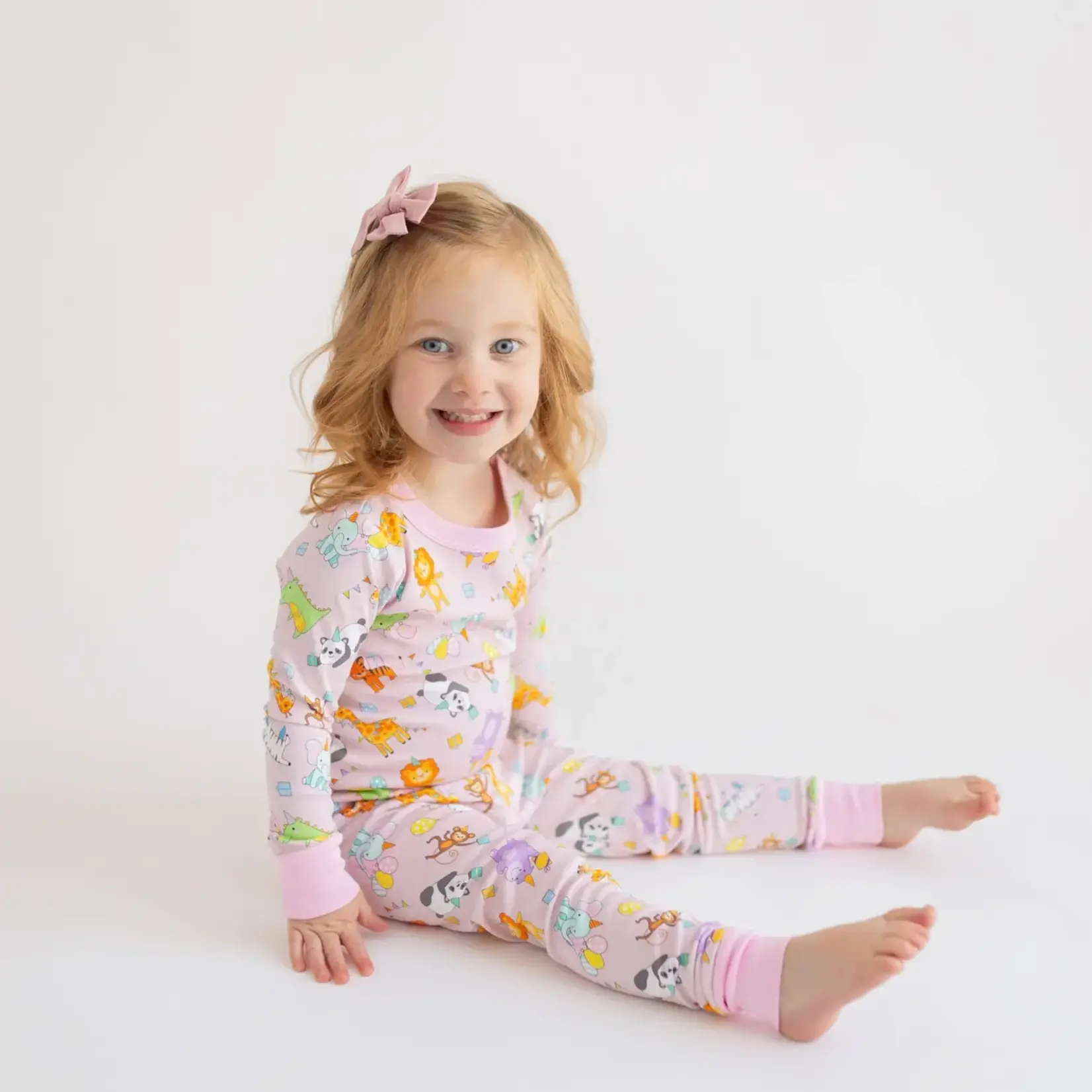 Magnolia Baby Cake, Presents, Party! Toddler Long Pajamas - Pink