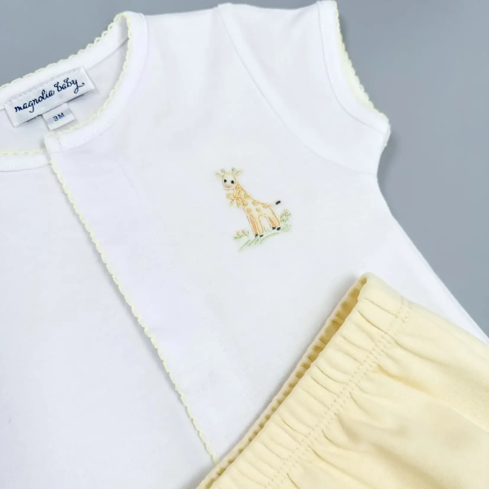 Magnolia Baby Vintage Giraffe Diaper Cover Set - Yellow