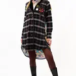 Aratta Queen Rules Shirt Dress