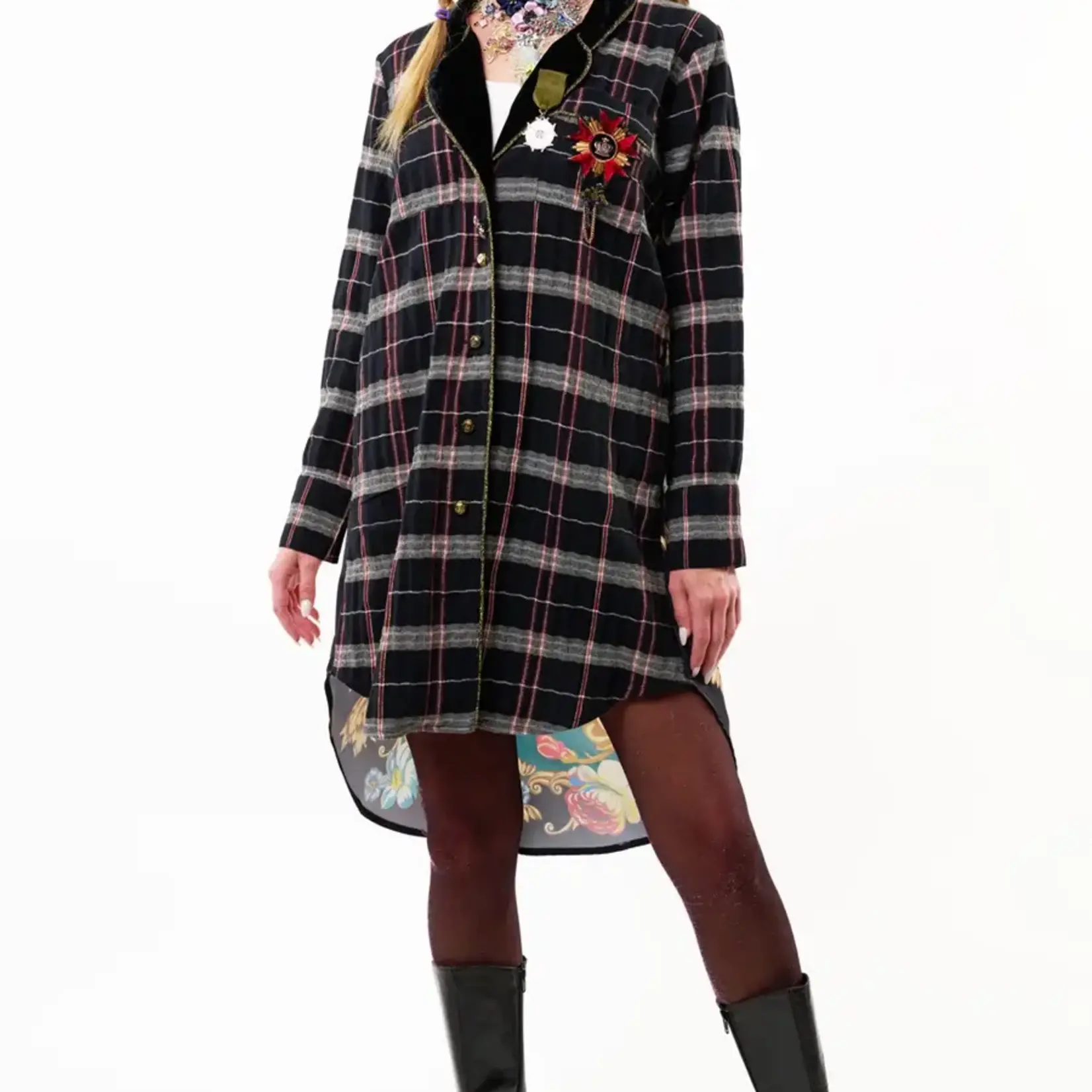 Aratta Queen Rules Shirt Dress