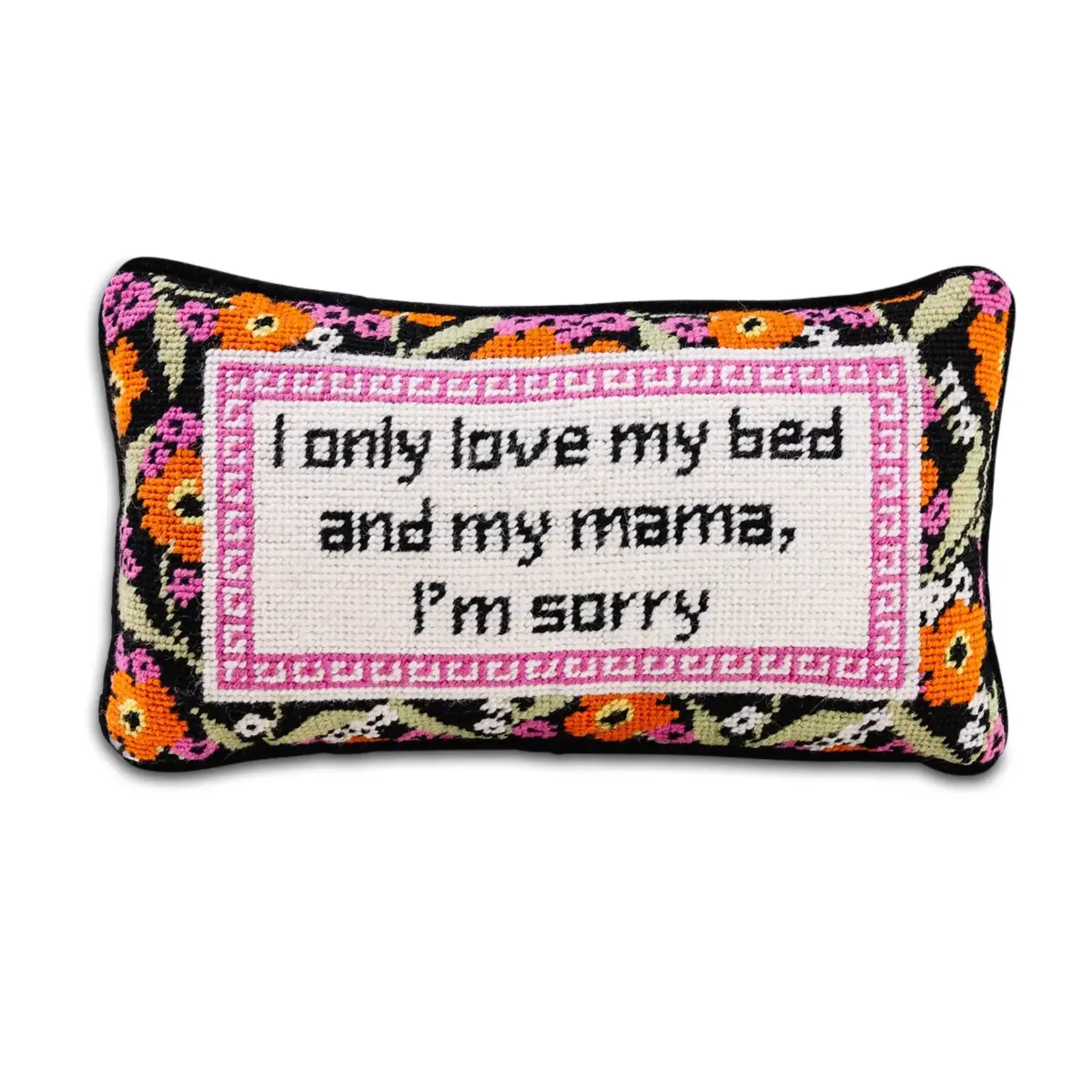 Furbish Studio Drake Needlepoint Pillow