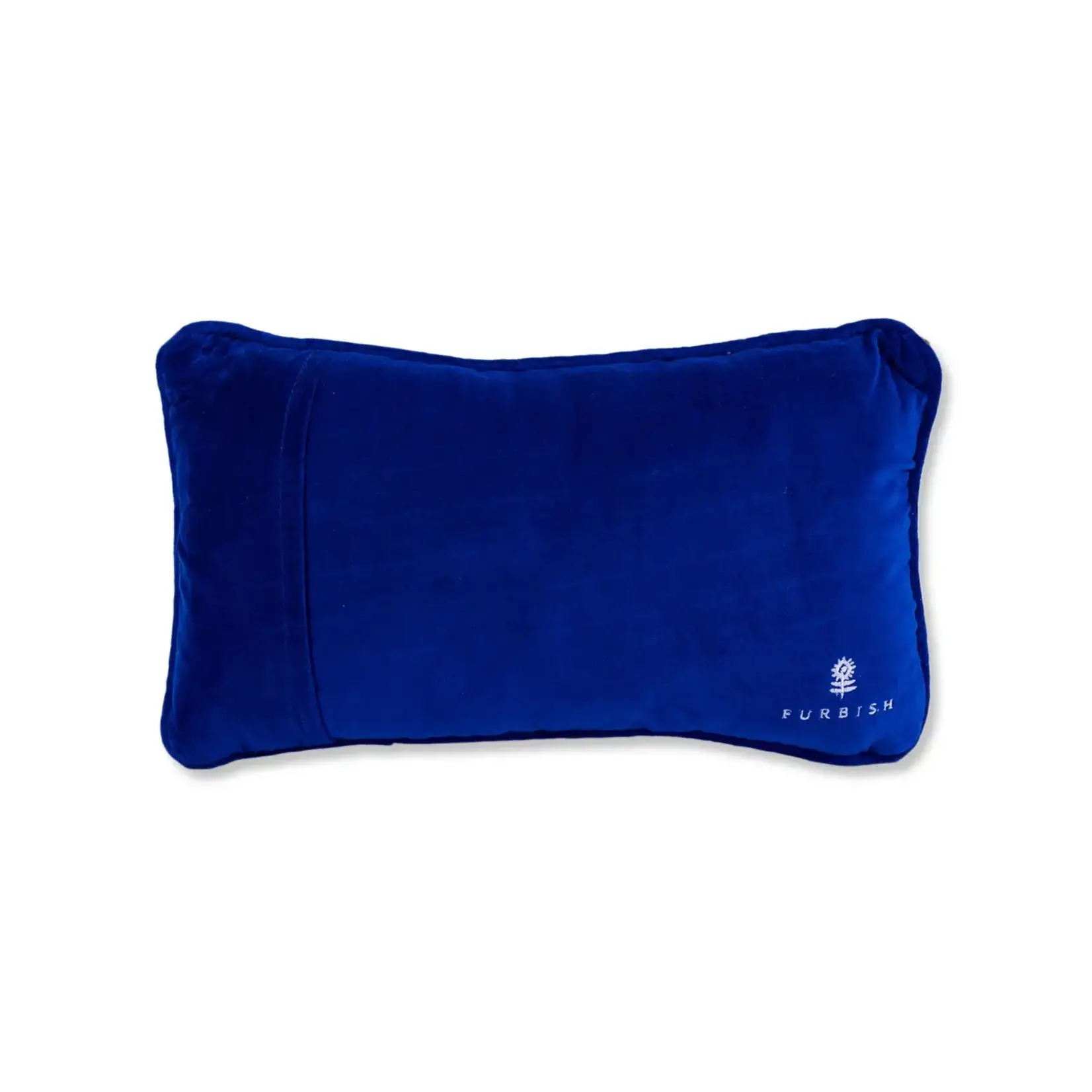 Furbish Studio Higher the Hair Needlepoint Pillow