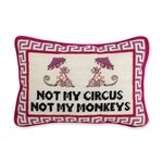 Furbish Studio Not My Circus Needlepoint Pillow