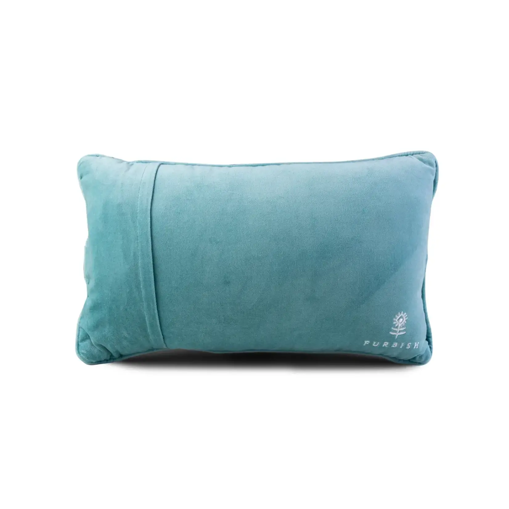 Furbish Studio Rich and Famous Needlepoint Pillow