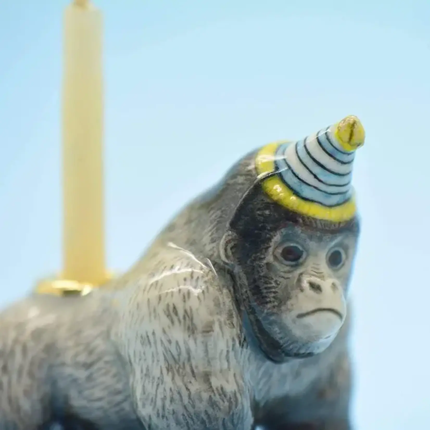 Camp Hollow Porcelain Animal Treasures Gorilla Cake Topper