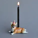 Camp Hollow Porcelain Animal Treasures Year of the Dog Cake Topper