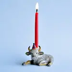 Camp Hollow Porcelain Animal Treasures Year of the Ox Cake Topper