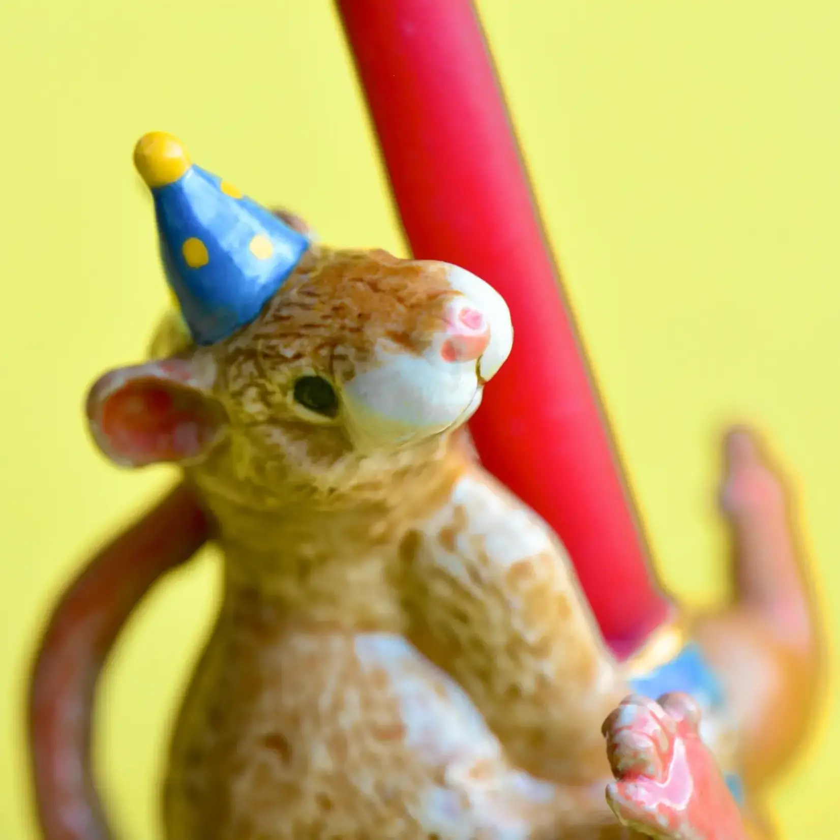 Camp Hollow Porcelain Animal Treasures Year of the Rat Cake Topper