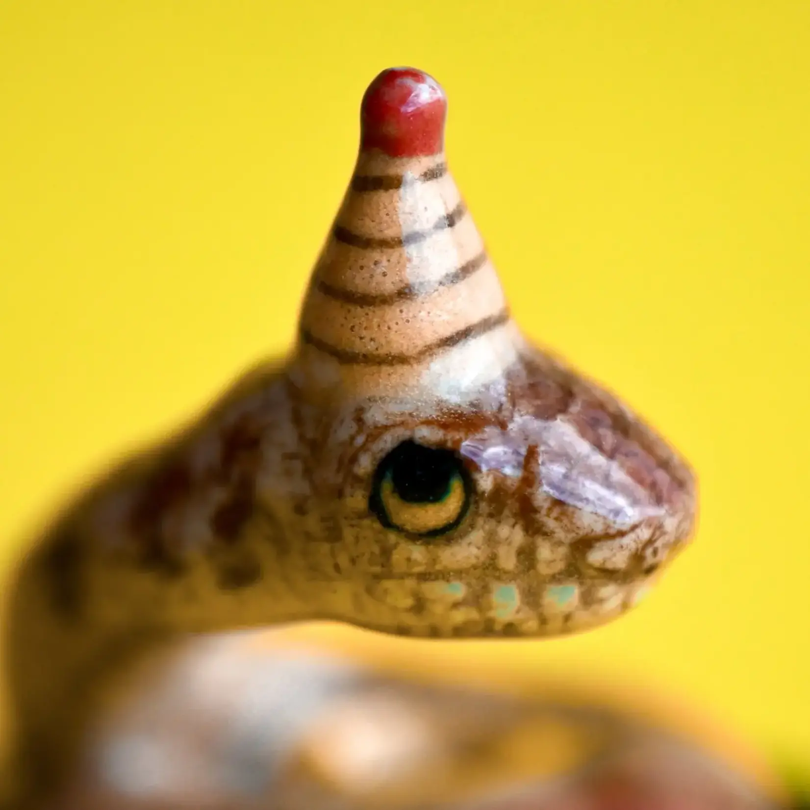 Camp Hollow Porcelain Animal Treasures Year of the Snake Cake Topper
