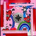 Bespoke Mahjong Lucky Charms Magnetic Tiles Bundle (Mint/Pink)