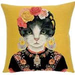 yapatkwa - art of the loom Frida Kahlo Pillow Cover