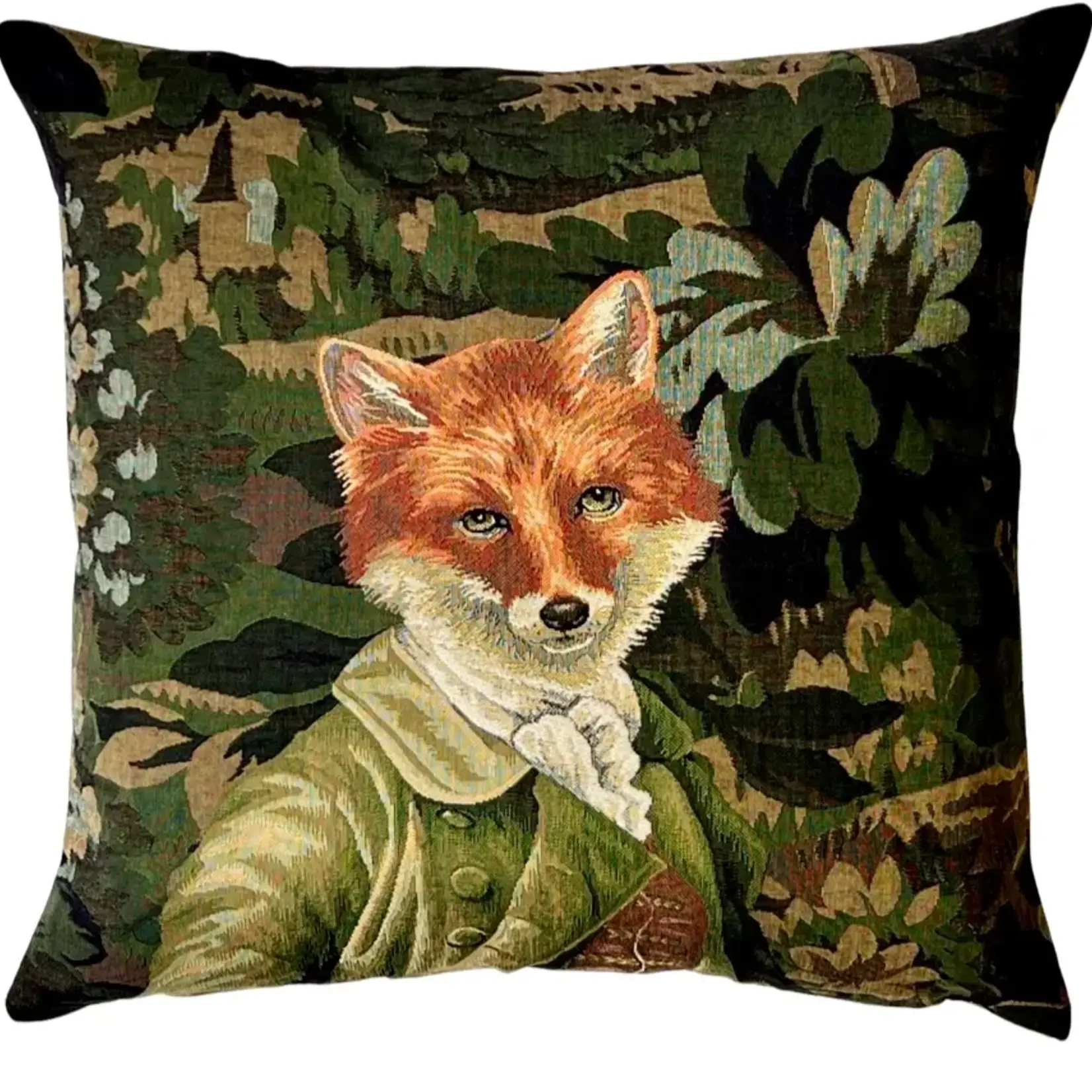 yapatkwa - art of the loom Forest Fox Pillow Cover