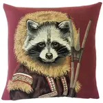 yapatkwa - art of the loom Raccoon Pillow Cover