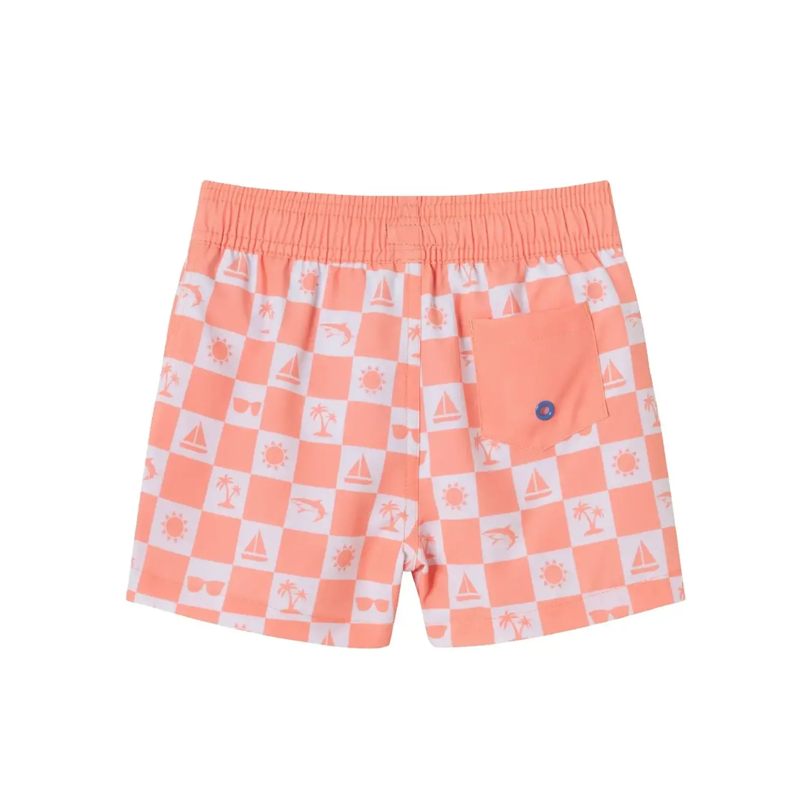 Andy & Evan Kids Sunglasses & Beach Vibes Rashguard & Swim Trunk Set