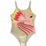 Peek Aren't You Curious Flamingo One Piece Swimsuit