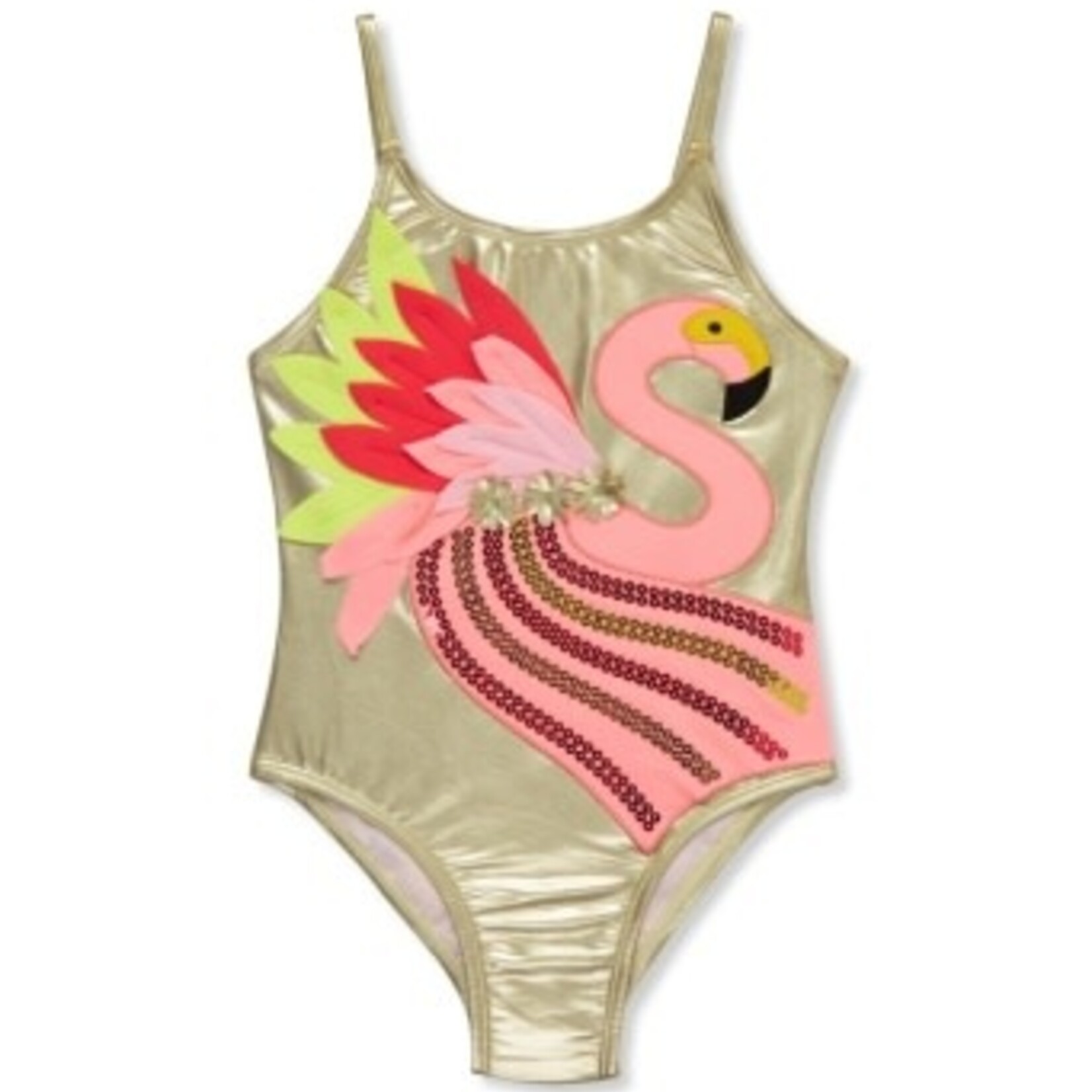 Peek Aren't You Curious Flamingo One Piece Swimsuit