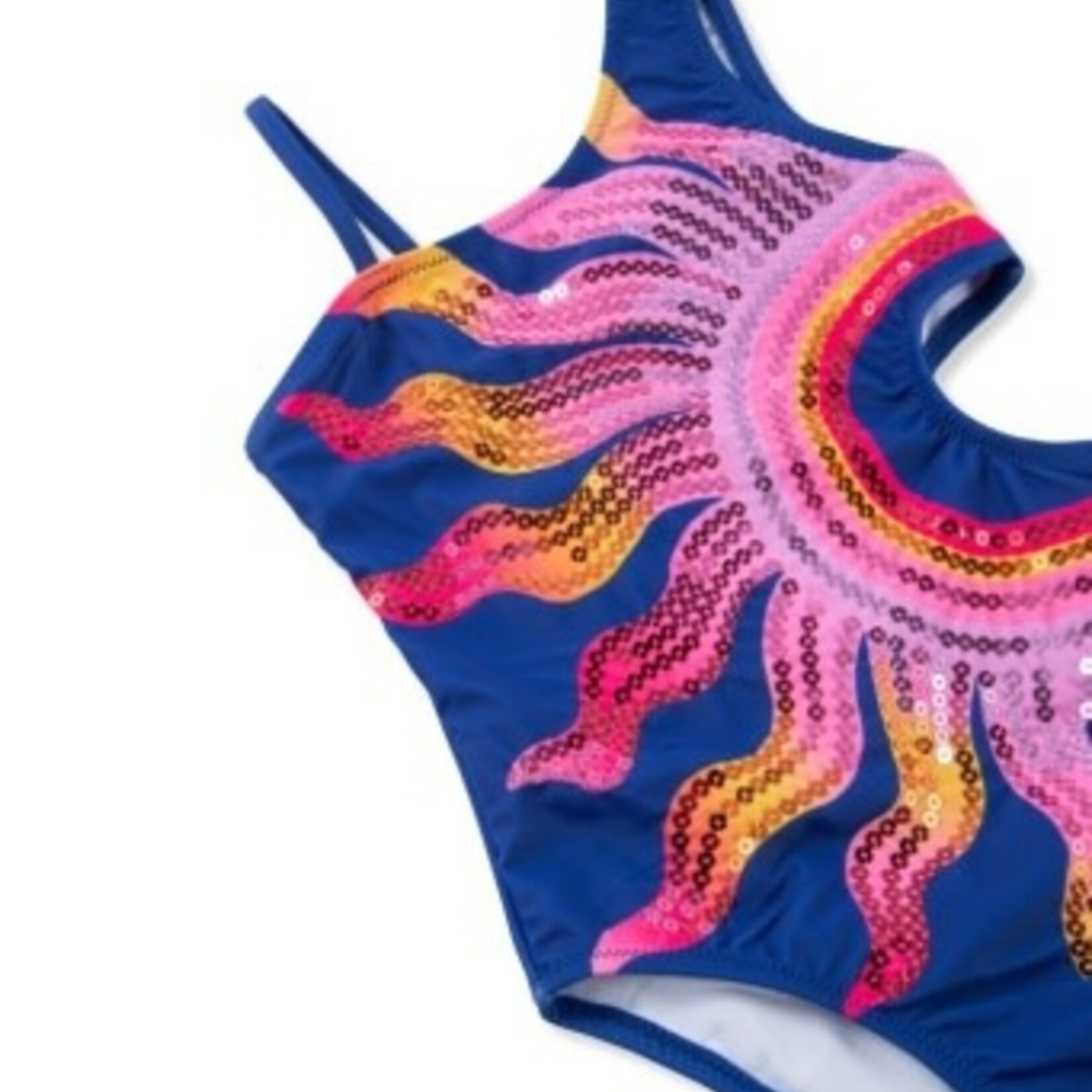 Peek Aren't You Curious One Shoulder One Piece Swimsuit