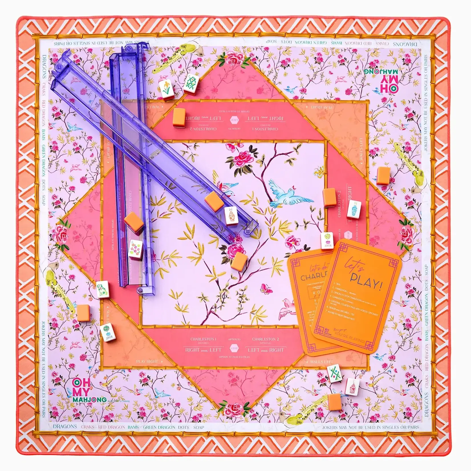 Oh My Mahjong Goldie Mahjong Mat