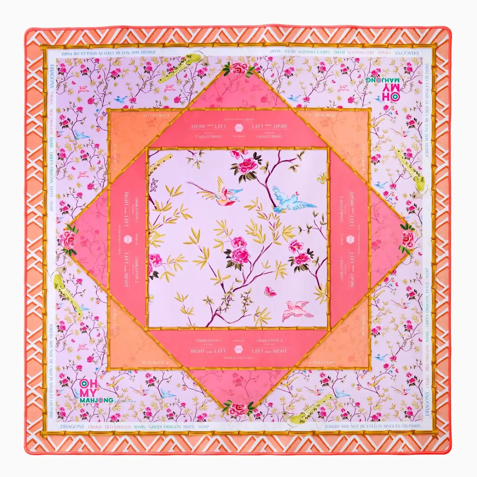 Oh My Mahjong Goldie Mahjong Mat