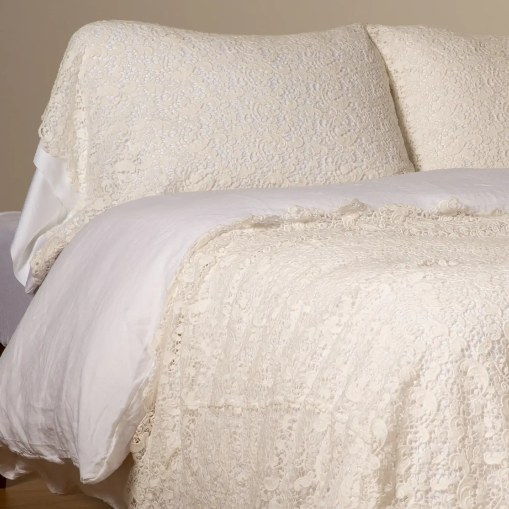 Bella Notte Allora Lace Pillowcase (Single)