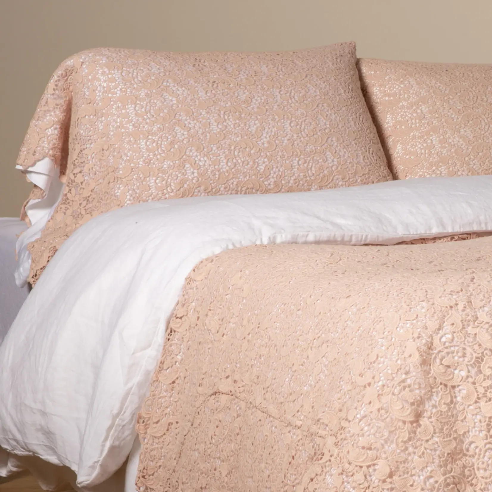 Bella Notte Allora Lace Pillowcase (Single)