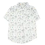 JERRY SHORT SLEEVE BUTTON UP BADMINTON RAQUET