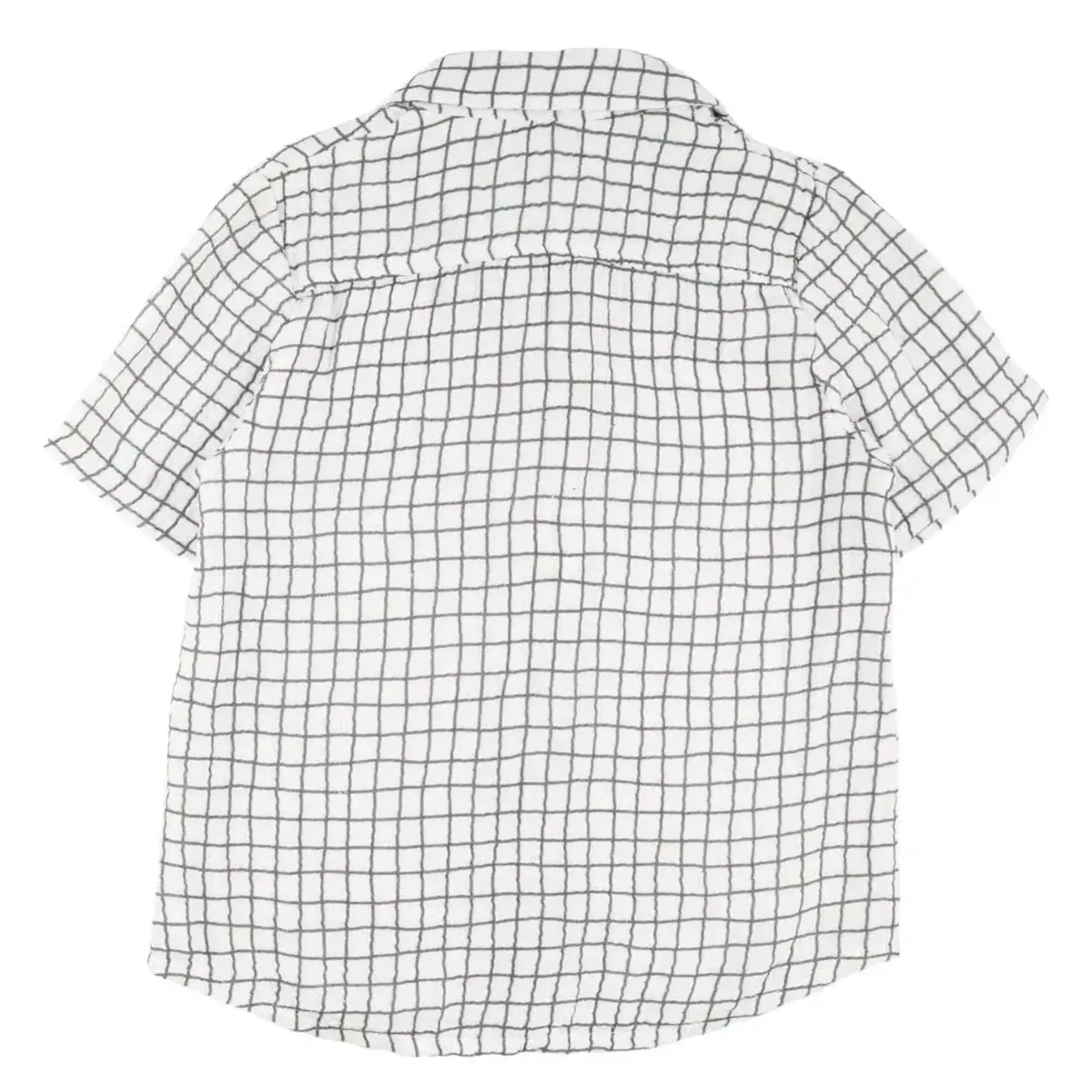 JERRY SHORT SLEEVE BUTTON UP BADMINTON GRID