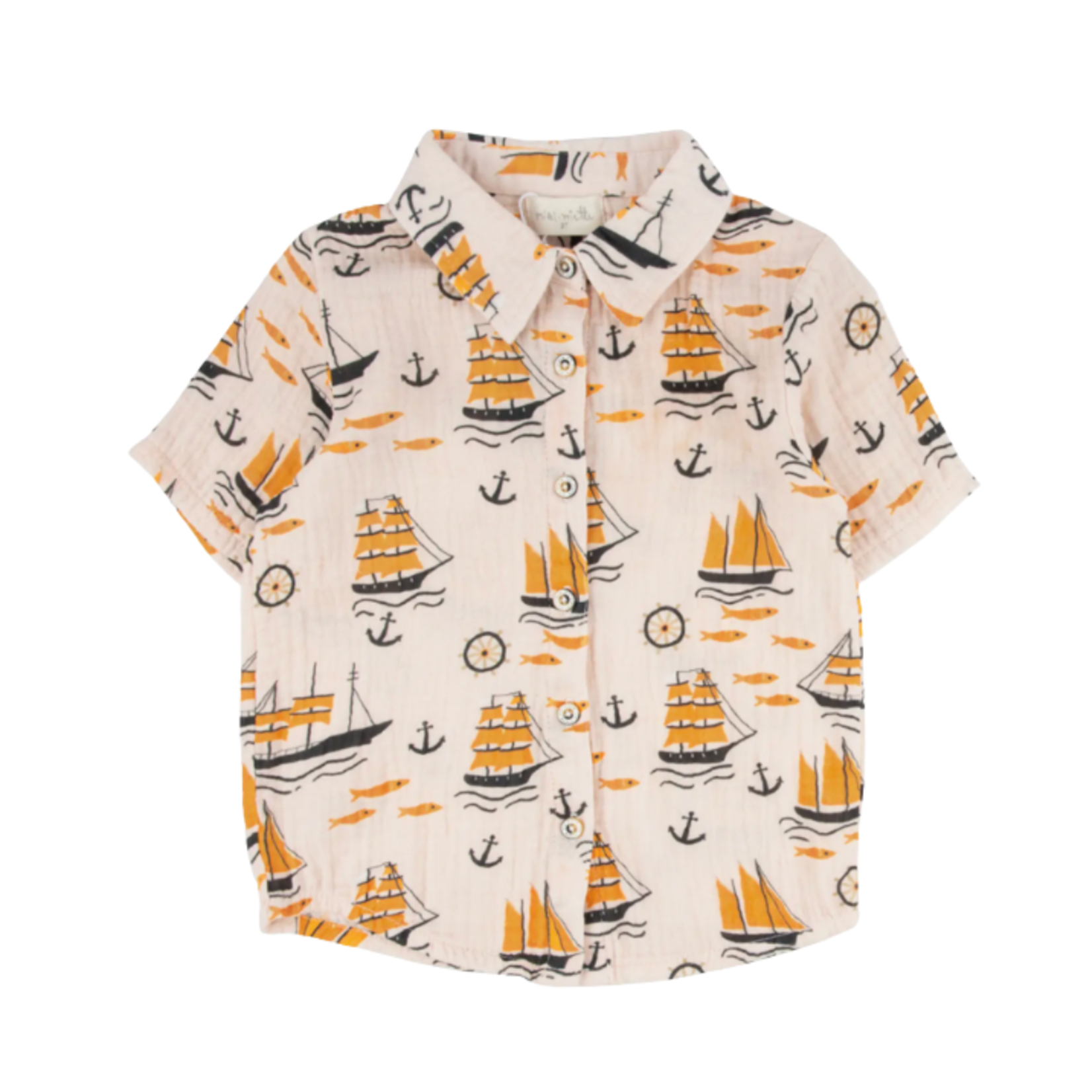JERRY SHORT SLEEVE BUTTON UP AHOY