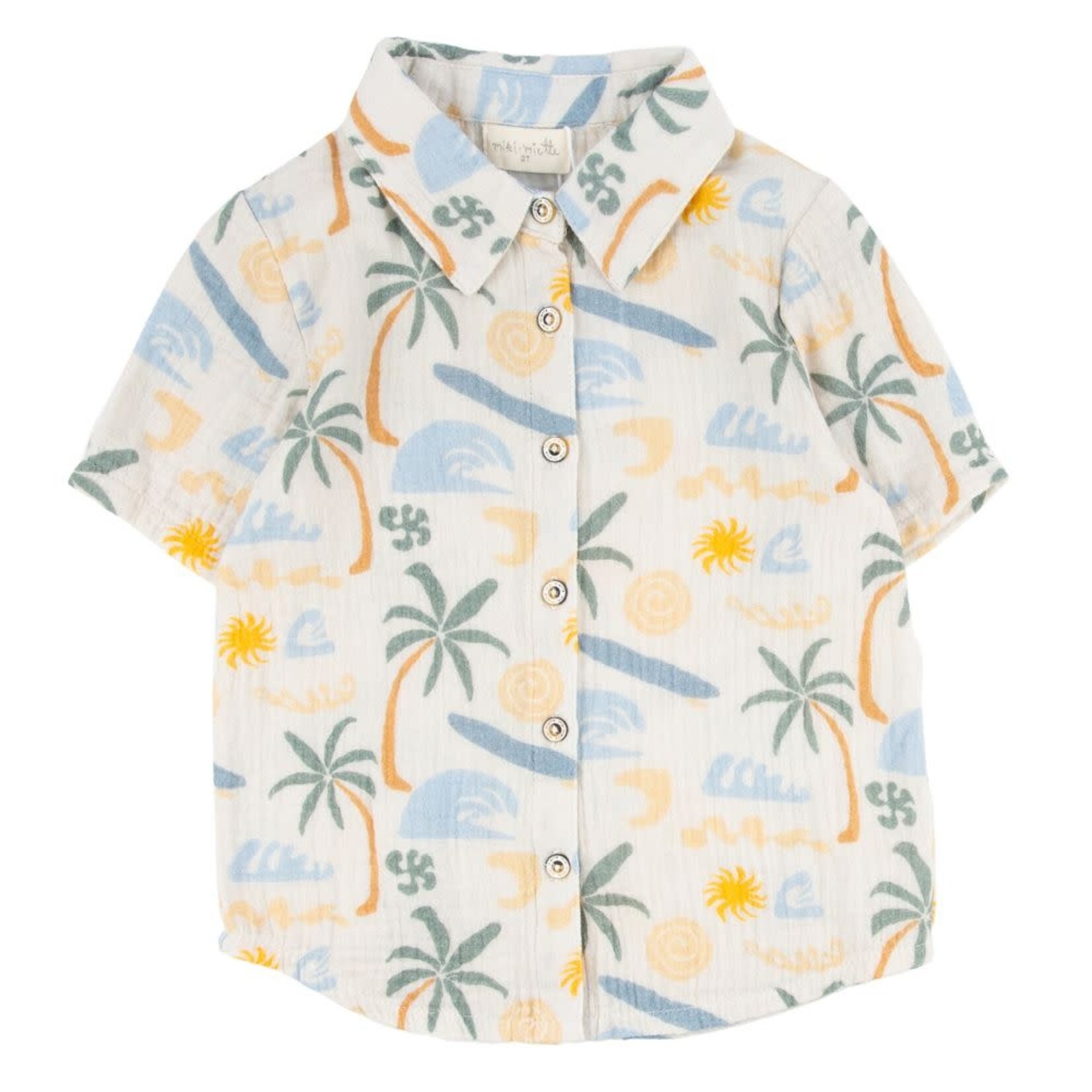 JERRY SHORT SLEEVE BUTTON UP POLYNESIA