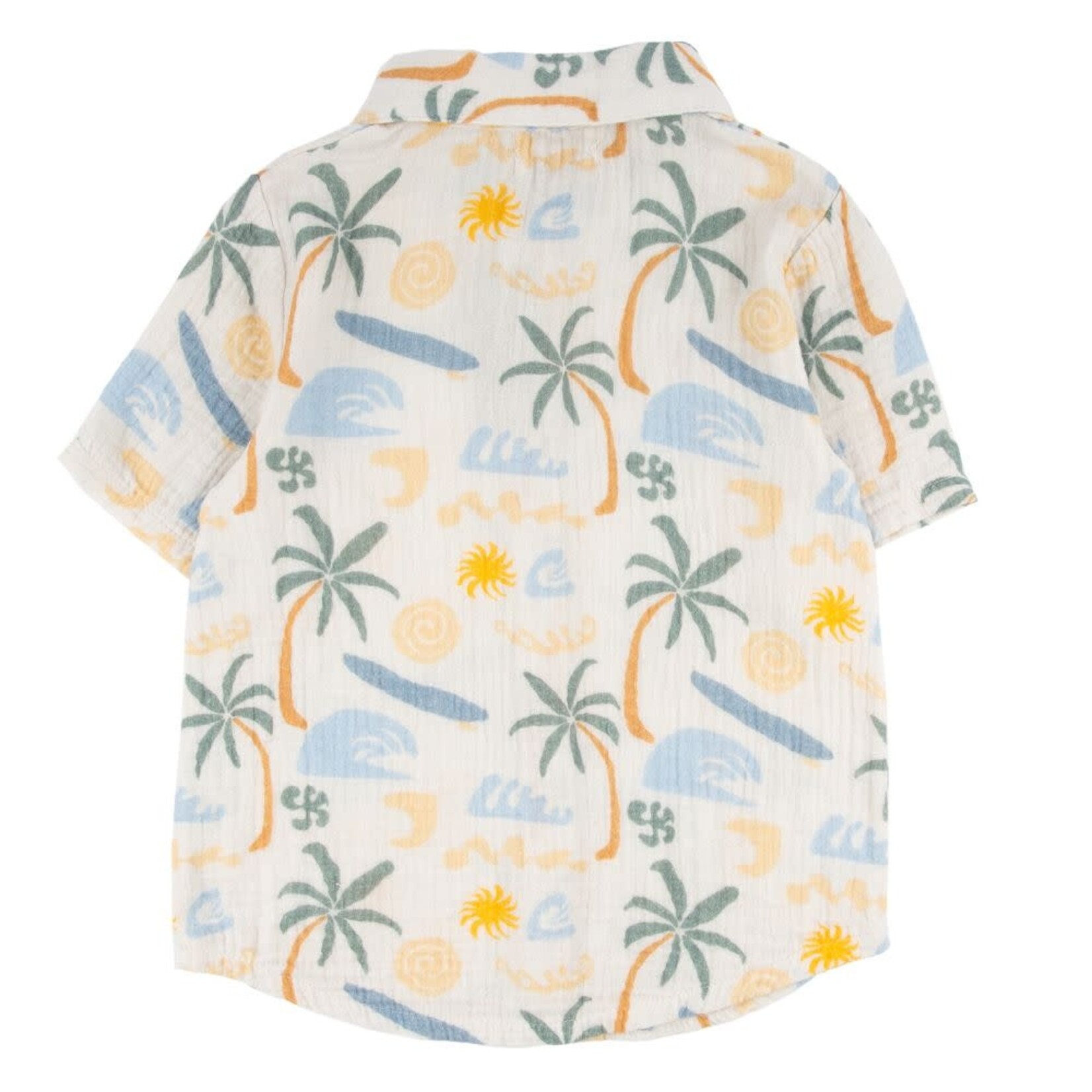 JERRY SHORT SLEEVE BUTTON UP POLYNESIA