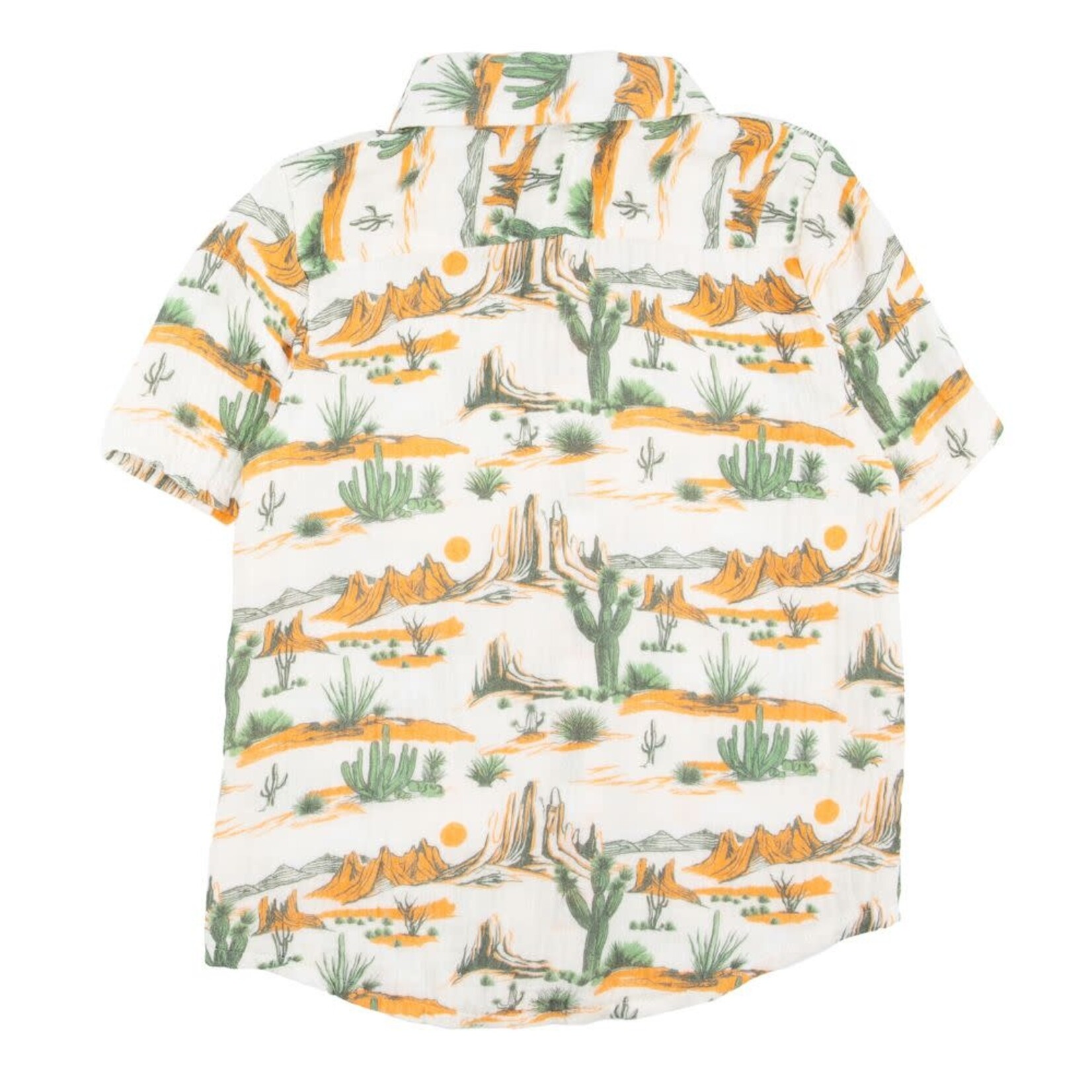 JERRY SHORT SLEEVE BUTTON UP WESTERN FRONT