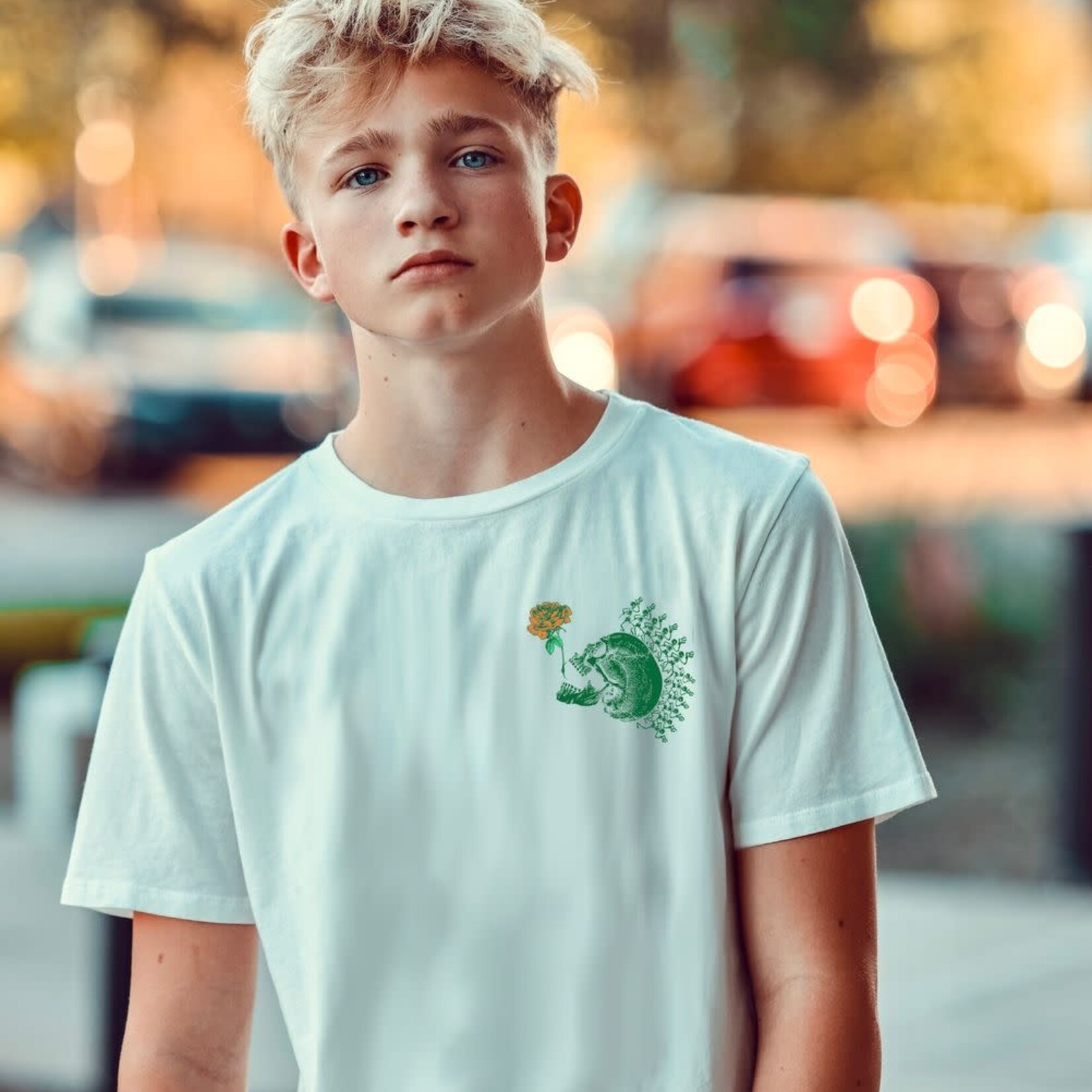 Rowdy Sprout Grateful Dead Skull & Rose Short Sleeve Tee