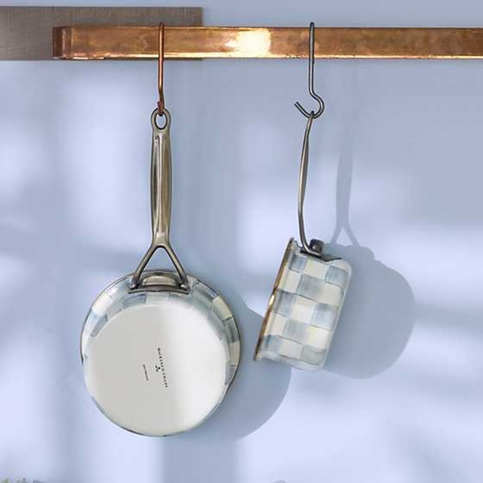 MacKenzie-Childs sterling check 2.5 qt. saucepan