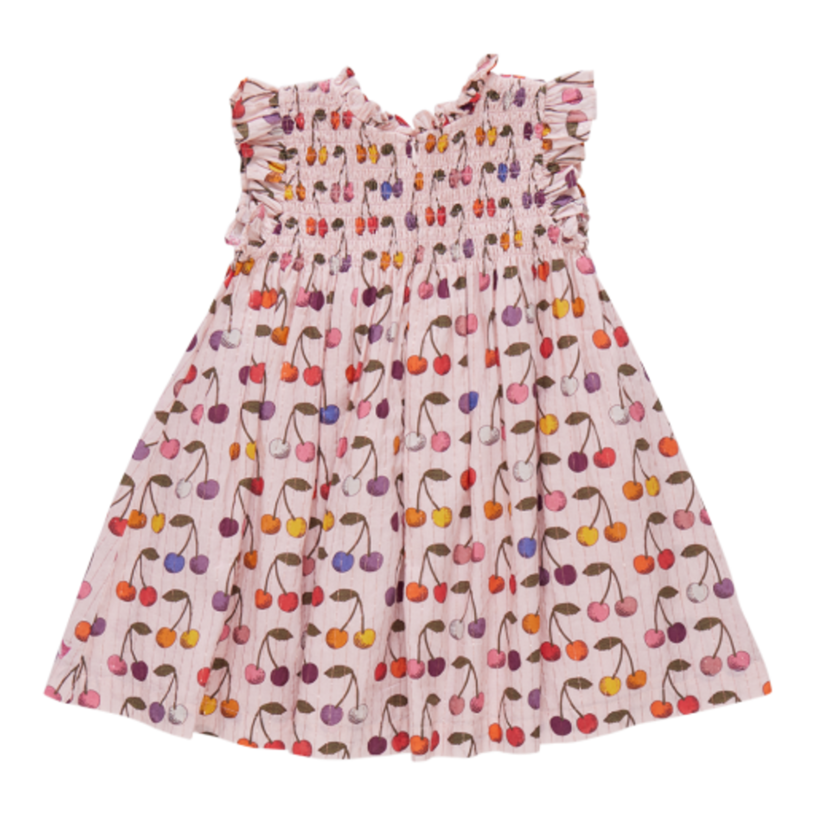 Pink Chicken girls stevie dress - cloud pink cherry