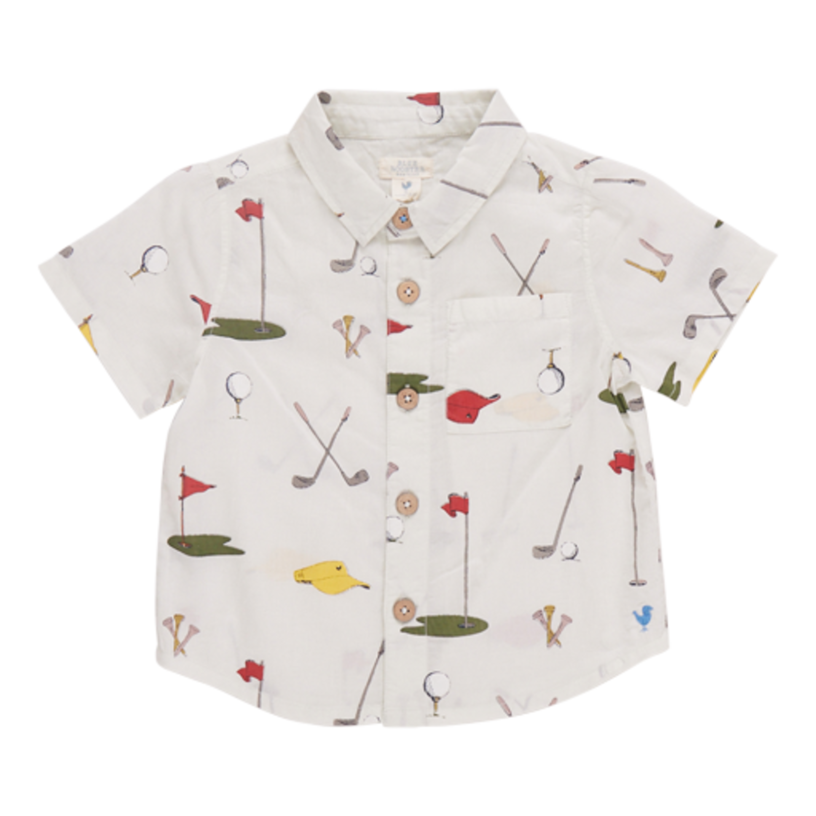 Pink Chicken boys jack shirt - golf tournament