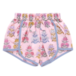 Pink Chicken girls millie short - small pink flowerette