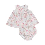 Angel Dear Pink Phlox Floral Kimono Dress & Bloomer