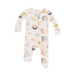 Angel Dear Sushi Green 2 Way Zipper Footie