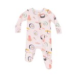 Angel Dear Sushi Pink 2 Way Zipper Footie