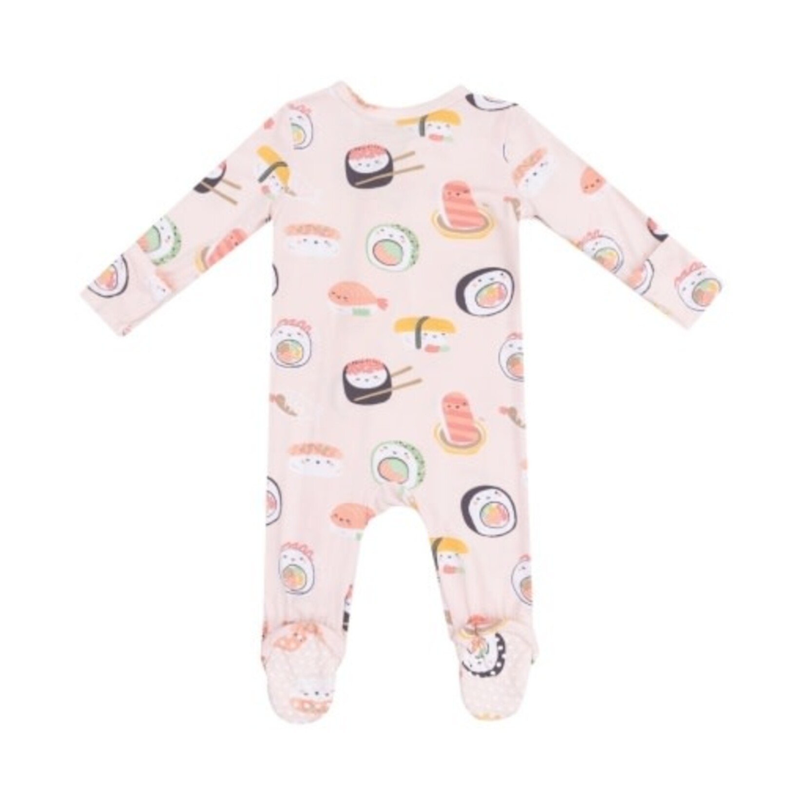 Angel Dear Sushi Pink 2 Way Zipper Footie