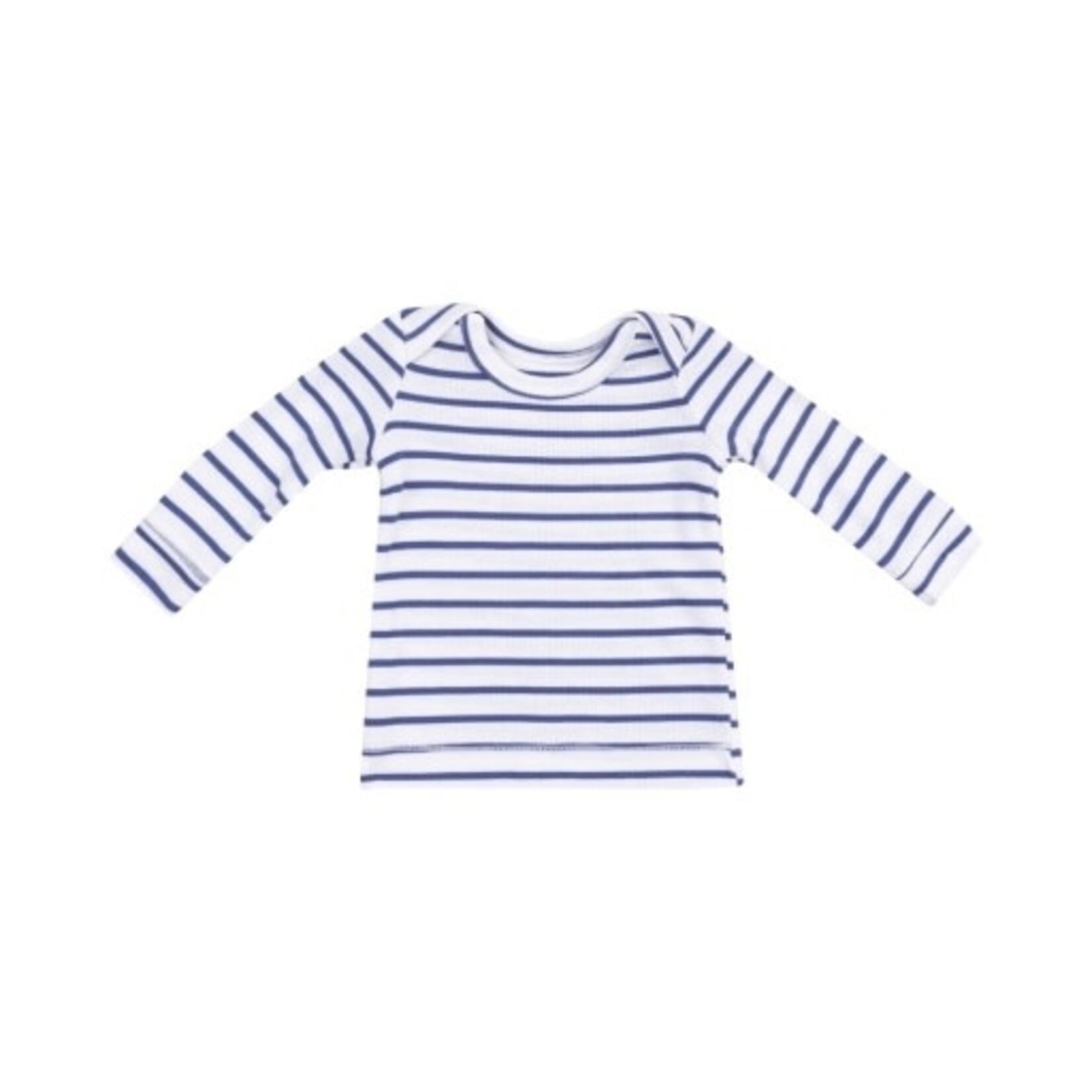 Angel Dear Stripe Vintage Blue Rib Lounge Wear Set